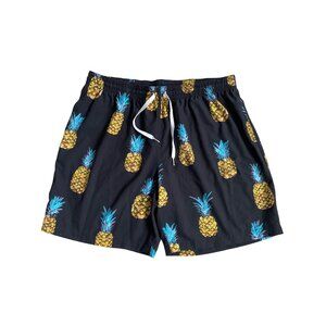 Chubbies Pineapple Swim Trunks Men's Large 7.5" inseam